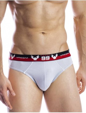 Мужские трусы слипы UNICONF PB07 серый, Цвет: серый, Размеры: M