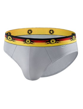 Мужские трусы слипы UNICONF PB53 серый, Цвет: серый, Размеры: M, изображение 2