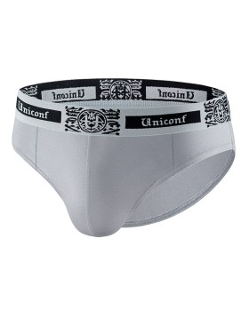 Мужские трусы слипы UNICONF PB54 серый, Цвет: серый, Размеры: M, изображение 2