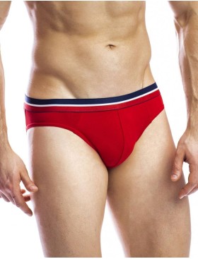 Мужские трусы слипы UNICONF PBM60 красный, Цвет: красный, Размеры: M