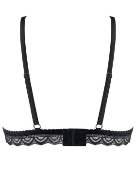 Кружевной бюстгальтер бралетт UNICONF SM27 черный, Цвет: черный, Размеры: 70B, изображение 5