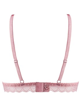 Кружевной бюстгальтер бралетт UNICONF SM27 пудровый, Цвет: пудровый, Размеры: 70B, изображение 4