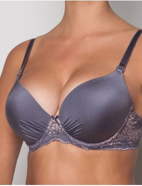 Бюстгальтер балконет с гелевым пуш-ап Albina L DIVA 1766 пурпурный ясень, Цвет: пурпурный ясень, Размеры: 70C, изображение 2
