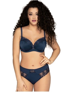 Бюстгальтер балконет Ava FREESIA 1924 U темно-синий, Цвет: темно-синий, Размеры: 100F, изображение 2