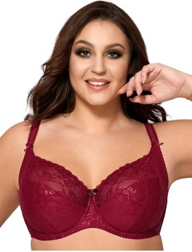 Мягкий закрытый бюстгальтер Ava MANCHE 1130 M вишня, Цвет: вишня, Размеры: 65G, изображение 3