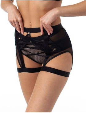 Пояс-чокер Coquette Revue MESH 66101, Цвет: черный, Размеры: XS