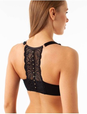 Бюстгальтер пуш-ап с кружевной спинкой Coquette Revue ZODIAC 82120Ч, Цвет: черный, Размеры: 70B, изображение 5