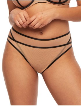 Трусы слипы Kinga MIST SKIN 840/1-P, Цвет: миндаль, Размеры: XS