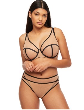 Трусы слипы Kinga MIST SKIN 840/1-P, Цвет: миндаль, Размеры: XS, изображение 4