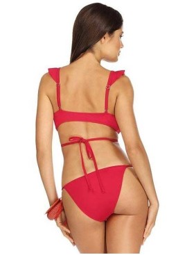 Красный раздельный купальник Lorin L1140/2, Цвет: красный, Размеры: XS, изображение 2