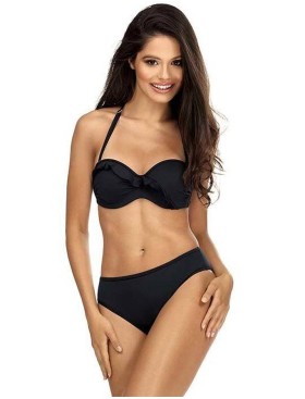 Черный купальник бандо Lorin L2448/2, Цвет: черный, Размеры: 75C