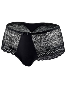 Кружевные трусы слипы UNICONF NM09 черный, Цвет: черный, Размеры: S, изображение 3