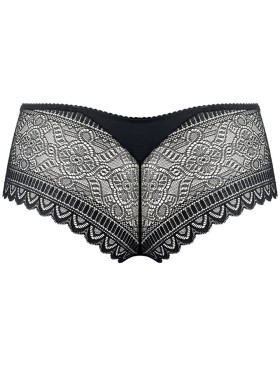 Кружевные трусы слипы UNICONF NM09 черный, Цвет: черный, Размеры: S, изображение 4