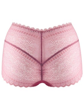 Высокие кружевные слипы UNICONF NM10 пудровый, Цвет: пудровый, Размеры: S, изображение 4