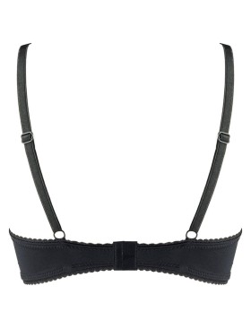 Бюстгальтер балконет пуш-ап без косточек UNICONF SM30 черный, Цвет: черный, Размеры: 80C, изображение 4