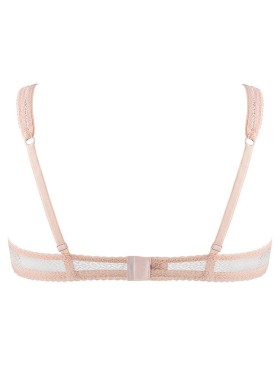 Мягкий бюстгальтер бралетт UNICONF SN36 пудровый, Цвет: пудровый, Размеры: 70B, изображение 4