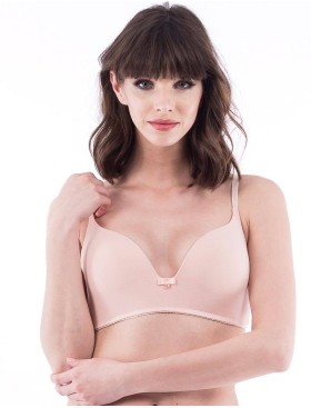 Бюстгальтер планж пуш-ап без косточек UNICONF SN38 пудровый, Цвет: пудровый, Размеры: 80C
