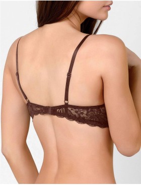 Бюстгальтер планж с гелевым пуш-ап VOVA WISH V98433 коричневый, Цвет: коричневый, Размеры: 70D, изображение 2