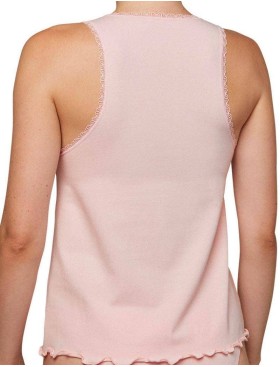 Майка на широких бретелях Ysabel Mora 19238 пудровый, Цвет: пудровый, Размеры: S, изображение 2