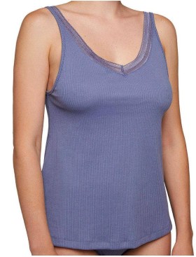 Женская майка Ysabel Mora 19243 васильковый, Цвет: васильковый, Размеры: S