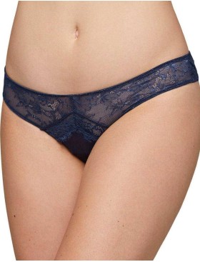 Кружевные трусы слипы Ysabel Mora 19262 MINI темно-синий, Цвет: темно-синий, Размеры: S