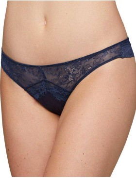 Кружевные трусы бразилиана Ysabel Mora 19264 темно-синий, Цвет: темно-синий, Размеры: L