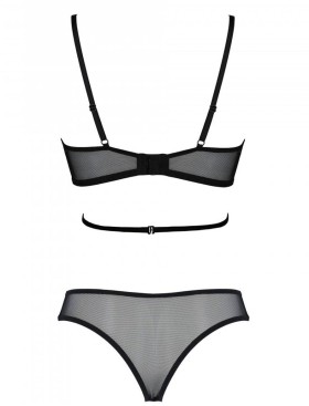 Сексуальный комплект Avanua CARINA SET, Цвет: черный, Размеры: 2XL/3XL, изображение 4