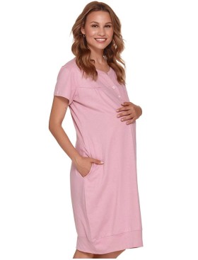 Хлопковая сорочка Doctor Nap TCB.4348 PAPAYA, Цвет: розовый, Размеры: S