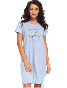 Хлопковая сорочка с коротким рукавом Doctor Nap TCB.9081 BLUE GREY, Цвет: голубой, Размеры: S, изображение 2