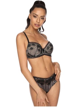 Бюстгальтер балконет пуш-ап MAT LISSY M-3308-11, Цвет: черный, Размеры: 70D, изображение 4