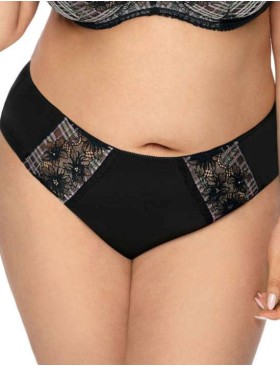 Трусы слипы миди MAT LISSY F-3308-51, Цвет: черный, Размеры: M