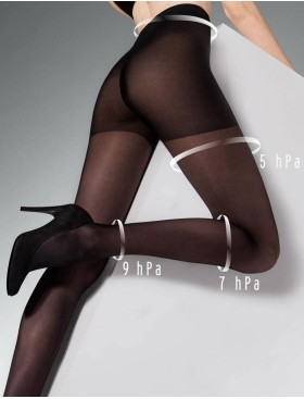 Колготки профилактические Marilyn RELAX 80 den чёрный, Цвет: чёрный, Размеры: 2