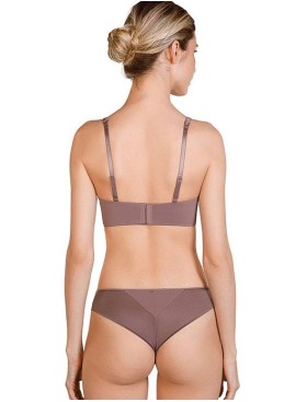 Бюстгальтер планж супер пуш-ап Mioocchi CRYSTALL 7737 stone, Цвет: stone (кофейный), Размеры: 70D, изображение 3