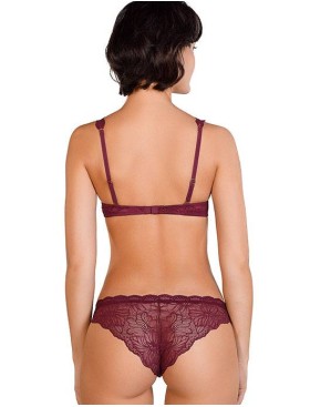 Кружевной комплект Mioocchi LEA 774343 пуш-ап и бразилиана magenta/rosa, Цвет: magenta/rosa, Размеры: 70C, изображение 2