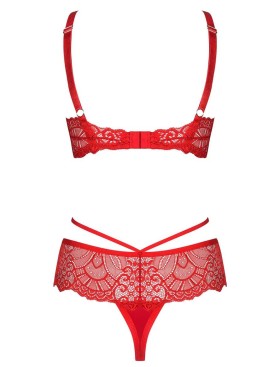 Сексуальный комплект Obsessive LOVENTY SET, Цвет: красный, Размеры: S/M, изображение 4