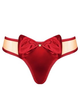 Трусики стринги Obsessive RUBINESA THONG, Цвет: красный, Размеры: S/M, изображение 3