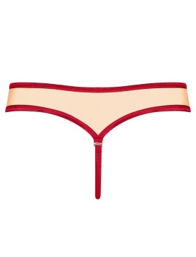 Трусики стринги Obsessive RUBINESA THONG, Цвет: красный, Размеры: S/M, изображение 4
