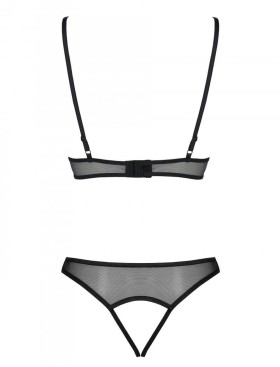 Сексуальный комплект Passion CHRISTA SET, Цвет: черный, Размеры: 2XL/3XL, изображение 4