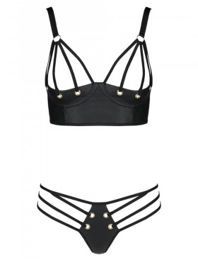 Сексуальный комплект Passion MALWIA BIKINI, Цвет: черный, Размеры: 2XL/3XL, изображение 3