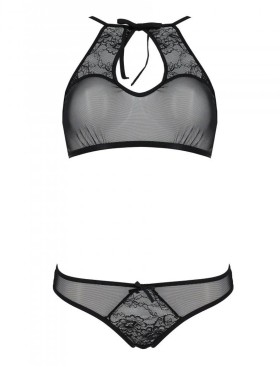 Сексуальный комплект Passion URSULA SET black, Цвет: черный, Размеры: 2XL/3XL, изображение 3