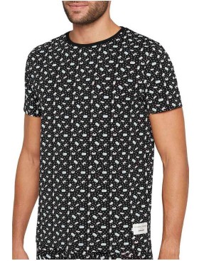 Футболка мужская Ysabel Mora 20213, Цвет: черный, Размеры: L