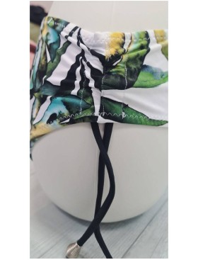 Плавки женские с регулировкой бока Akcent AN241, Цвет: флора, Размеры: M, изображение 4