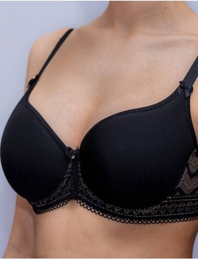 Бюстгальтер спейсер Albina L AFINA 1750 черный, Цвет: черный, Размеры: 100C