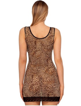 Полупрозрачная сорочка Anais CHERISH, Цвет: леопард, Размеры: S/M, изображение 3