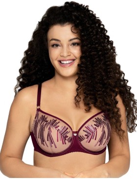 Бюстгальтер полумягкий Ava CALLA WINE 1941 PU, Цвет: бордо, Размеры: 100C