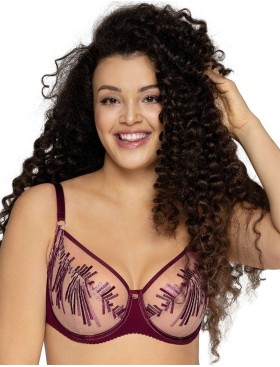 Бюстгальтер мягкий Ava CALLA WINE 1942 M, Цвет: бордо, Размеры: 105C