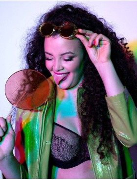 Бюстгальтер полумягкий Ava COPPER TREE 1944 PU черный, Цвет: черный, Размеры: 100E, изображение 4