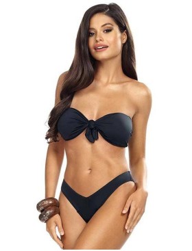 Черный купальник бандо Lorin L2426/2, Цвет: черный, Размеры: M