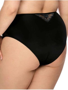 Трусы слипы миди MAT ANGEL F-3329-51 черный с голубым, Цвет: черный, Размеры: M, изображение 2