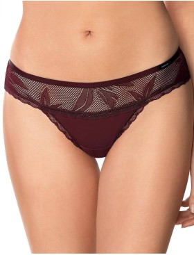 Трусы бразилиана Nipplex ZAFIRA BRAZYLIANY, Цвет: бургундское вино, Размеры: S